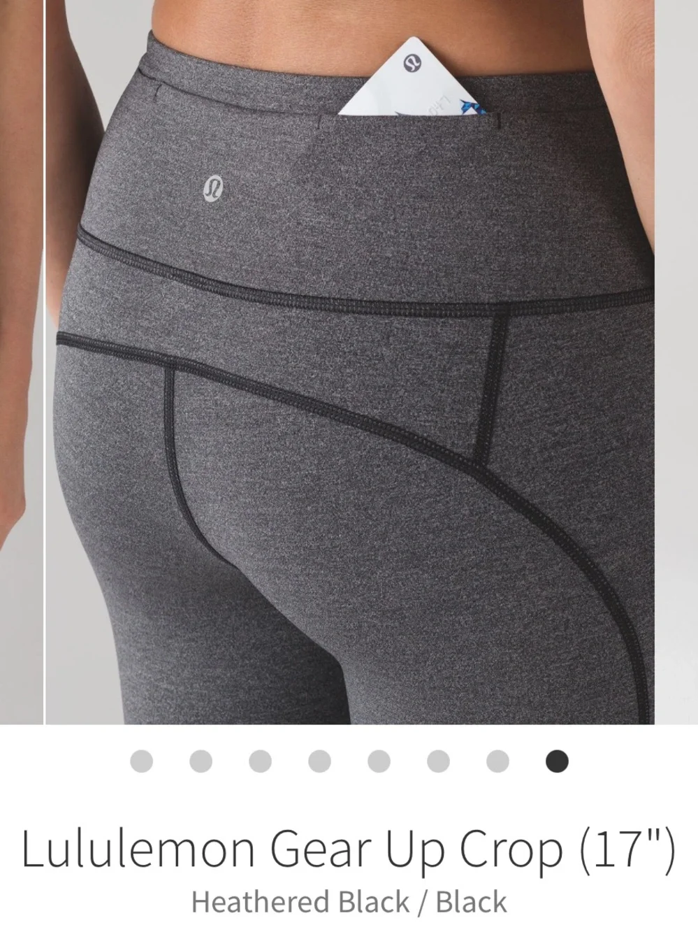 Lululemon women’s Gear Up Cropped 17
